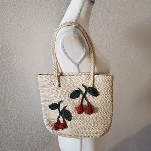 Fruity Cherry Straw Tote Bag
Topshop Purse